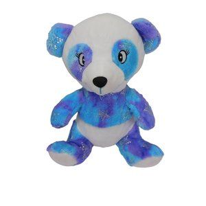 A & A Global Industries Inc. White/Blue/Purple/Silver Stars Baer Plush 11"